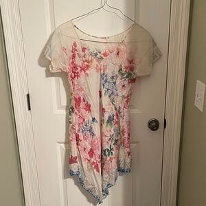 Johnny Was Multicolor Floral Tunic